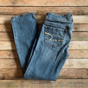 American Eagle artist crop jeans
